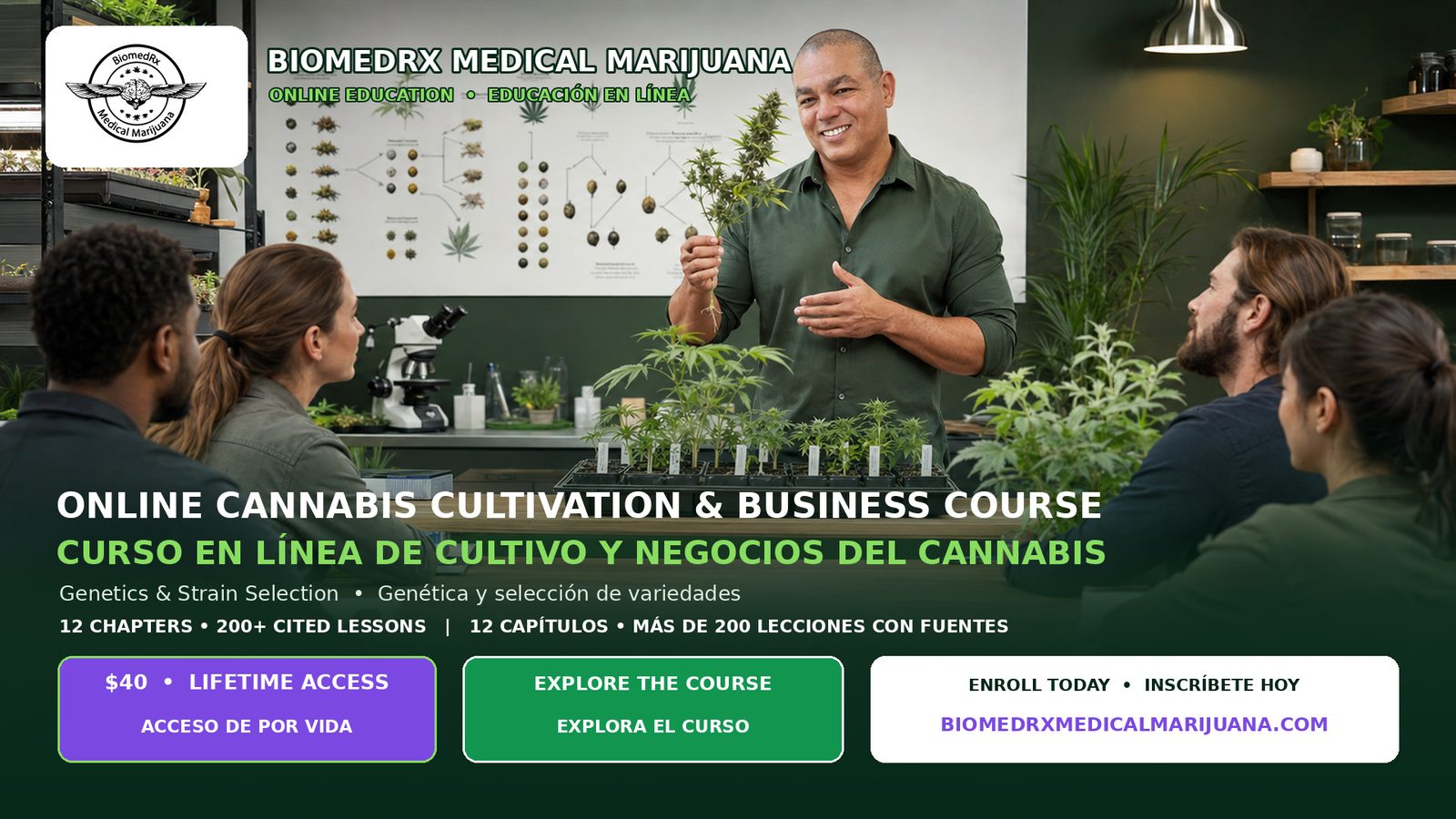 BiomedRx Medical Marijuana โ Online Cannabis Cultivation & Business Course
